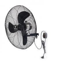 Ventilador Parede Industrial Oscilante 65cm Multivelocidade 127/220v Preto, Grade Cromada VPL Mais Ventilador Parede Industrial Oscilante 65cm Multivelocidade 127/220v Preto, Grade Cromada VPL Mais