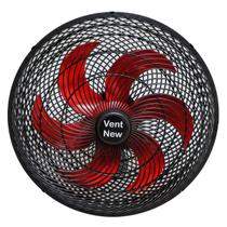 Ventilador Parede Oscilante 50 Cm Preto / Vermelho Bivolt