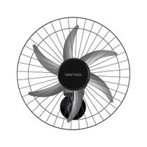 Ventilador Parede Oscilante 50cm 6 Pás 200w Bivolt Turbo 6 Steel Ventisol Ventilador Parede Oscilante 50cm 6 Pás 200w Bivolt Turbo 6 Steel Ventisol