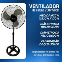 Ventilador Pedestal 220V Prado 50Cm Hélice De Metal