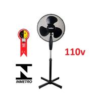 Ventilador Pedestal Coluna Ajustável 110/220 Silencioso