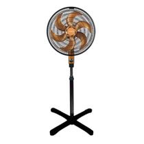 Ventilador Pedestal Coluna Turbo Com 6 Pás 40cm Preto 220V