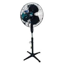 Ventilador Pedestal De Coluna Chão Preto 3 Pás 40cm 127v Ventilador Pedestal De Coluna Chão Preto 3 Pás 40cm 127v