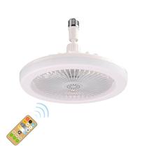 Ventilador Pequeno Teto C/ Lâmpada Led Branco 30W E27