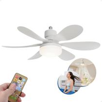 Ventilador Pequeno Teto Parede Luz Lâmpada LED Bivolt E27