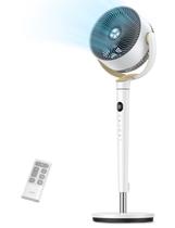 Ventilador permanente Dreo para quarto, oscilação de 120, 9 velocidades, branco