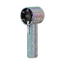 Ventilador Pessoal Portátil De Alta Velocidade Com Design De Diamante E Display Digital Ventilador Pessoal Portátil De Alta Velocidade Com Design De Diamante E Display Digital