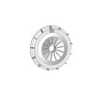 Ventilador Polipropileno Carcaça 48 JM-JP-JET PUMP 18,5mm Chaveta Plana 10821166 WEG