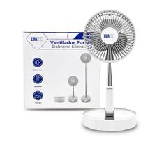 Ventilador Portáil Recarregavel Silencioso USB 3vel Dobravel