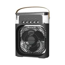 Ventilador Portátil 3 Em 1 Com Ar Condicionado, Luz Noturna LED, Pequeno Resfriador De Ar Para Ventilador Portátil 3 Em 1 Com Ar Condicionado, Luz Noturna LED, Pequeno Resfriador De Ar Para