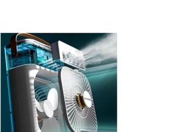 Ventilador Portatil 3 Velocidades Led Umidificador Ar Ventilador Portatil 3 Velocidades Led Umidificador Ar