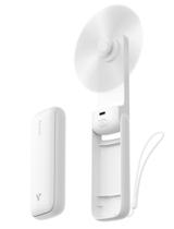 Ventilador portátil Aecooly Slim Portátil USB Recarregável - Branco Ventilador portátil Aecooly Slim Portátil USB Recarregável - Branco