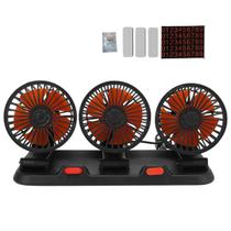 Ventilador Portatil Ajustavel Giratorio Home Office Mesa Triplo 2 Velocidades Carro Escritorio Casa Quarto