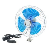 Ventilador Portatil Automotivo Carro Caminhao Van Onibus 8 Polegadas 12v 15w 20cm