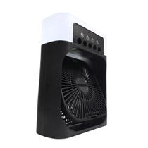 Ventilador Portátil Climatizador De Ar Com Reservatório Para Agua E Gelo Cor Preto110V/220V