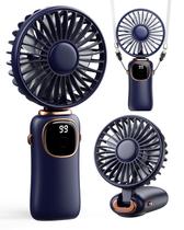 Ventilador portátil ColdSky Portable 4000mAh com LED de 5 velocidades azul Ventilador portátil ColdSky Portable 4000mAh com LED de 5 velocidades azul