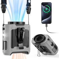 Ventilador portátil com clipe de cintura COMLIFE 10000mAh com resfriamento de 40H
