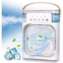 Ventilador Portátil Com Iluminação Umidificador Climatizador agua e gelo Ventilador Portátil Com Iluminação Umidificador Climatizador agua e gelo
