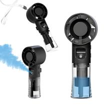 Ventilador portátil com névoa Frelisiy, 4 velocidades, reservatório de 55 ml, preto Ventilador portátil com névoa Frelisiy, 4 velocidades, reservatório de 55 ml, preto