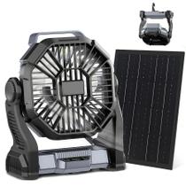 Ventilador portátil CONBOLA 25400mAh recarregável com lanterna LED Ventilador portátil CONBOLA 25400mAh recarregável com lanterna LED