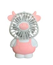 Ventilador Portátil De Mão Recarregável Usb Desenho Animado