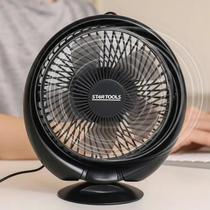 Ventilador Portátil de Mesa Usb Compacto Prático Preto 5 Pás para Notebook Computador PC