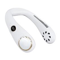 Ventilador portátil de pescoço suspenso Ventilador sem folhas, bateria branca de 3000mAh