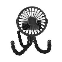Ventilador Portátil Deformável Octopus Com 3 Velocidades, Carregamento USB, Mini Ventilador De Mesa