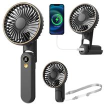 Ventilador portátil Dhenrio Portable 180 Dobrável USB Recarregável Ventilador portátil Dhenrio Portable 180 Dobrável USB Recarregável