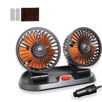 Ventilador Portatil Duplo 12V Carro Caminhao Automotivo Ajustavel Verao Calor Dias Quentes 2 Velocidades Ventilador Portatil Duplo 12V Carro Caminhao Automotivo Ajustavel Verao Calor Dias Quentes 2 Velocidades