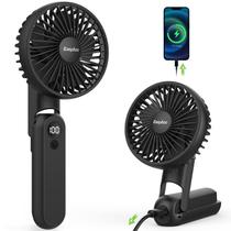 Ventilador portátil EasyAcc recarregável de 5 velocidades Quiet com display