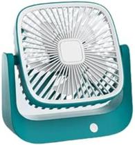 Ventilador Portatil Mão Recarregavel Led Usb Forte Cilios - VERDE