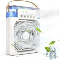 Ventilador Portátil Mesa Mini Ar Condicionado Umidificador no Calor refrescar ambiente fresco