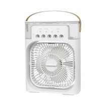 Ventilador Portátil Mini 3 Em 1 Com Carregamento USB, Névoa De Água, Luz Noturna LED, Ar