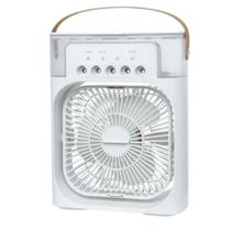 Ventilador Portátil Mini Ar Condicionado Climatizador Umidificador com Led Branco - Air Cooler Fan