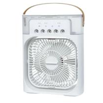 Ventilador Portátil Mini Ar Condicionado Climatizador Umidificador com Led Branco - B Max