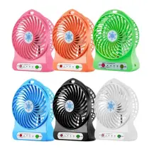 Ventilador Portatil Mini Circulador Ar Mesa Sem Fio 3 Velocidades Lanterna Multifuncional