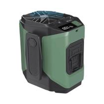 Ventilador Portátil Mini De Cintura 20000mAh Com Power Bank E Lanterna, 5 Velocidades Para