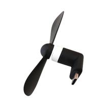 Ventilador Portátil Mini Micro USB 5V 1W, Resfriador Para Celulares, Gadget Tipo-C