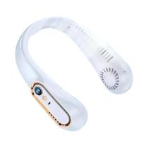 Ventilador Portátil Mini Sem Lâminas Com Display Digital Recarregável Por USB