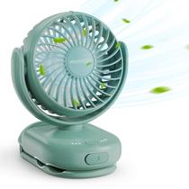 Ventilador portátil Momcozy Mini-ventilador de 4 velocidades com clipe recarregável de 120 g