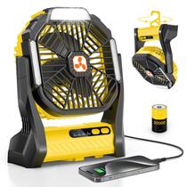 Ventilador portátil ONLYNEW Lanterna LED recarregável de 20000mAh Ventilador portátil ONLYNEW Lanterna LED recarregável de 20000mAh
