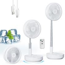 Ventilador Portátil Oscilante Recarregável Primelove 8" USB-C Ventilador Portátil Oscilante Recarregável Primelove 8" USB-C