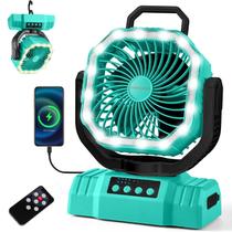 Ventilador portátil para camping Odoland com lanterna LED 20000mAh Ventilador portátil para camping Odoland com lanterna LED 20000mAh