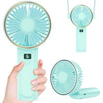 Ventilador portátil Peiyuu 4000mAh USB recarregável 6 velocidades de vento Ventilador portátil Peiyuu 4000mAh USB recarregável 6 velocidades de vento