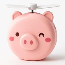 Ventilador Portátil Porquinho Kawaii USB