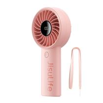 Ventilador portátil portátil JISULIFE Life4 com bateria de 5000mAh - rosa