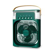 Ventilador Portátil Pulverizador Umidificador e Aromatizador Ar Condicionador Refrigarador