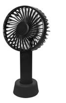 Ventilador Portátil Recarregável Usb Botão3 Velocidade