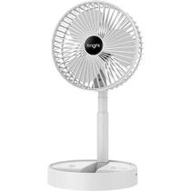 Ventilador Portátil Recarregável USB Bright 3 Pás Branco VN002 5V